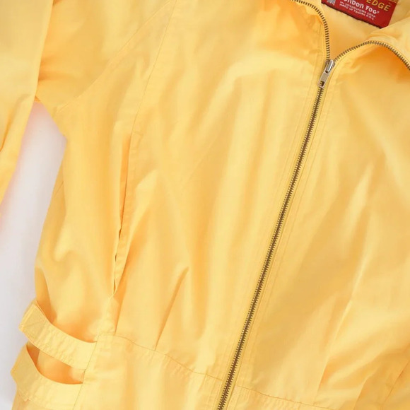 London Fog  Yellow Lightweight Jacket Size 9/10. Reg - Picture 14 of 15